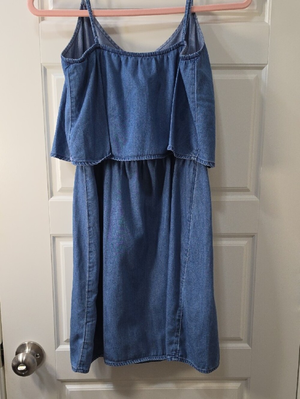 Old Navy Light Denim Layered Sundress | Size Small - Picture 6 of 7